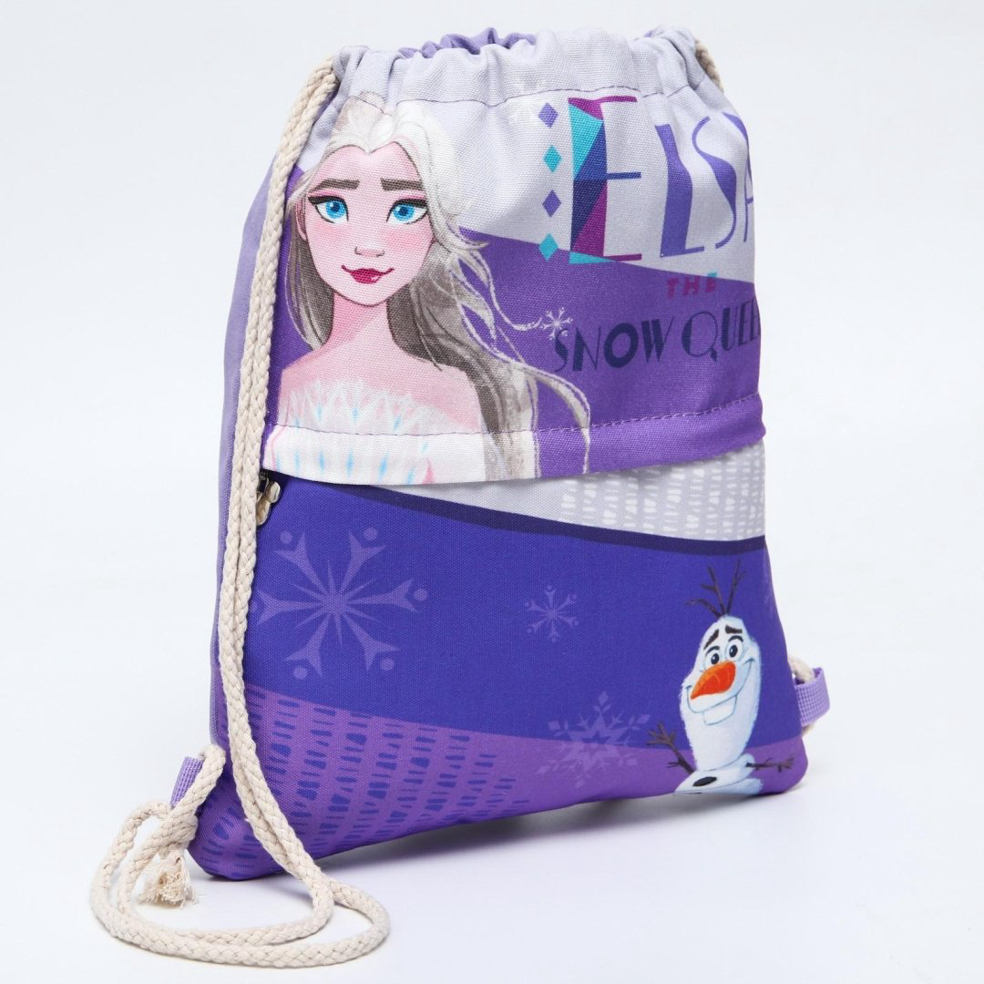 Мешок для обуви Disney пластик, полиэстер фиолетовый купить,NaN