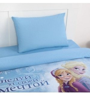 Комплект Disney Холодное сердце детский хлопок, поплин, 1 наволочка: 50x70 см купить,NaN