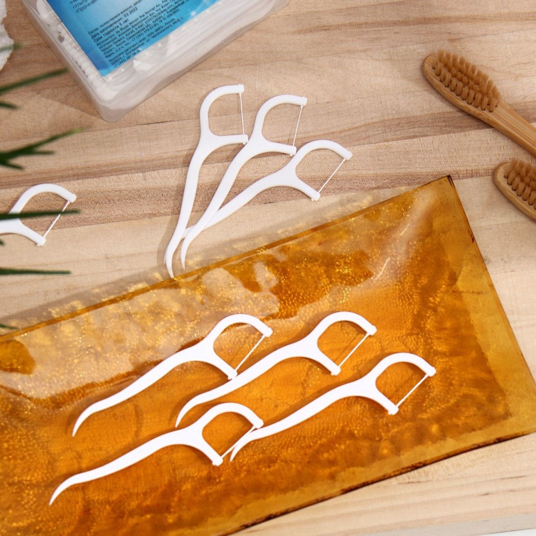 Зубная нить Мой выбор В держателе флоссер 20 м