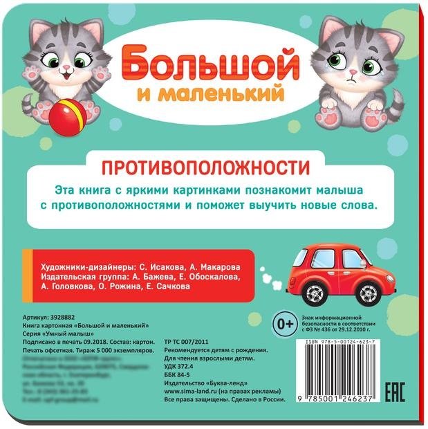 Книга Большой и маленький 3928882 купить,NaN