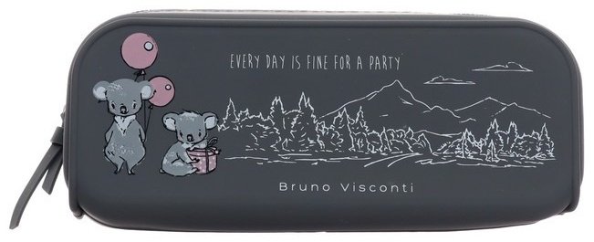 Рюкзак Bruno Visconti пластик, текстиль синий купить,NaN