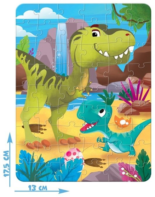 Пазл Puzzle Time Динозаврики 7005848 24 деталей купить,NaN