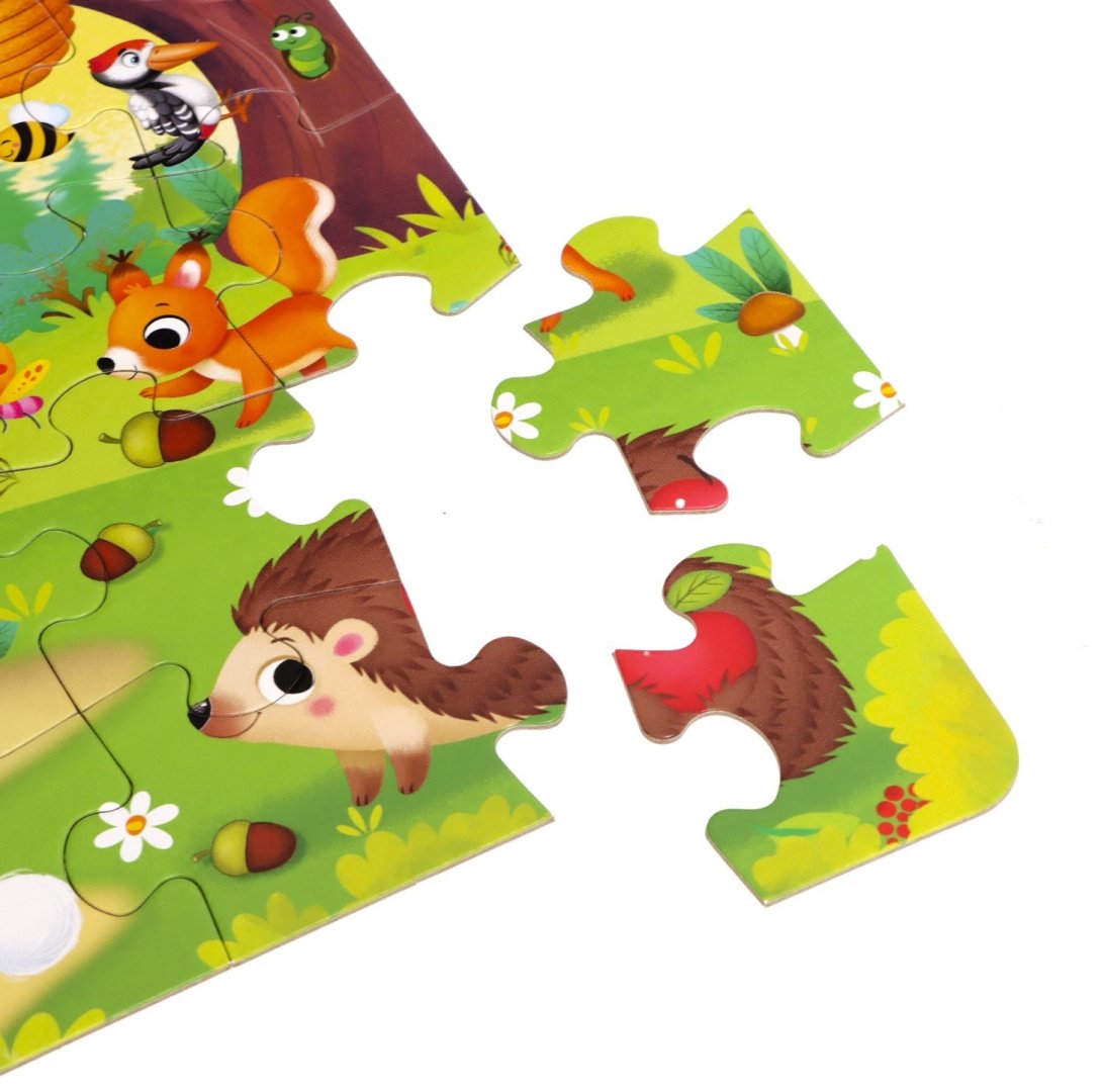 Пазл Puzzle Time 9178204 Зверята в лесу 35 деталей купить,NaN