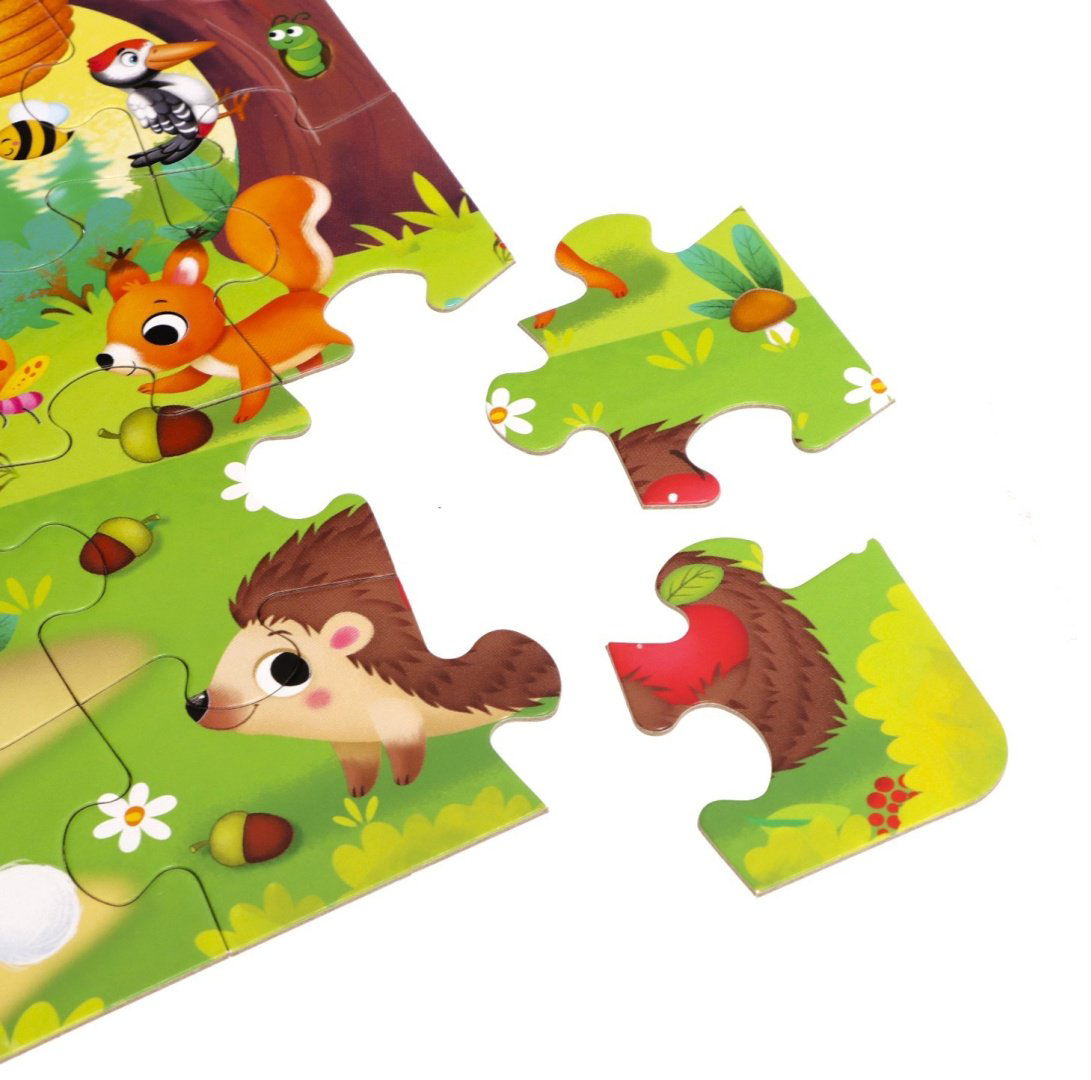 Пазл Puzzle Time 9178204 Зверята в лесу 35 деталей купить,NaN
