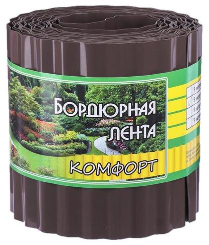 Greengo бордюр садовый SLG-O32 коричневый купить,NaN