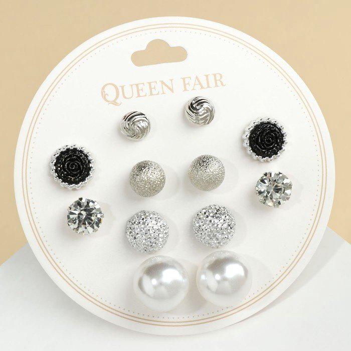 Набор Queen fair N бижутерный сплав, стекло купить,NaN