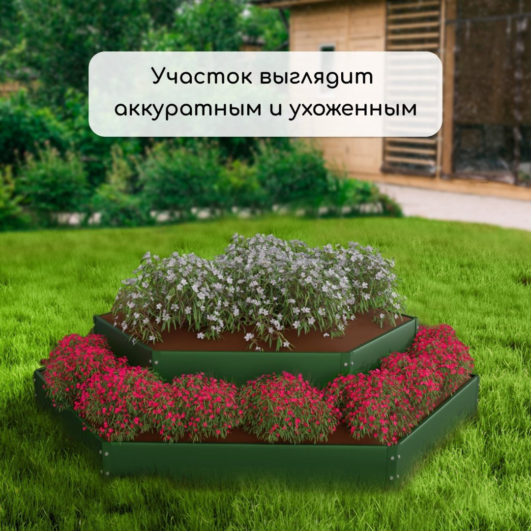 Greengo клумба 1822865 зеленый купить,NaN