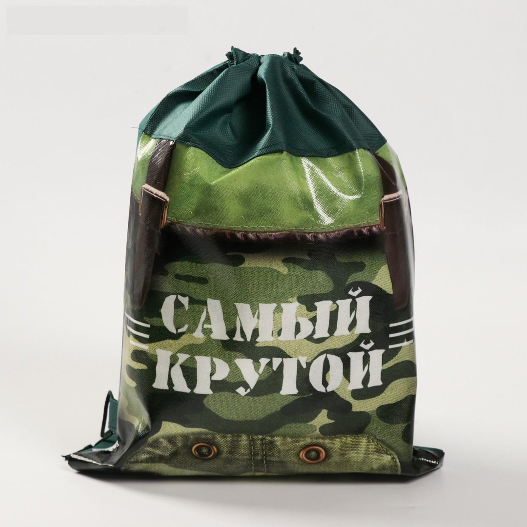 Мешок для обуви Wau полиэстер зеленый купить,NaN
