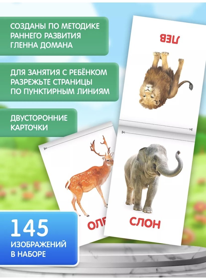 Книжка-игрушка Книги «Карточки Домана на скрепке», набор, 8 шт. по 20 стр. купить,NaN