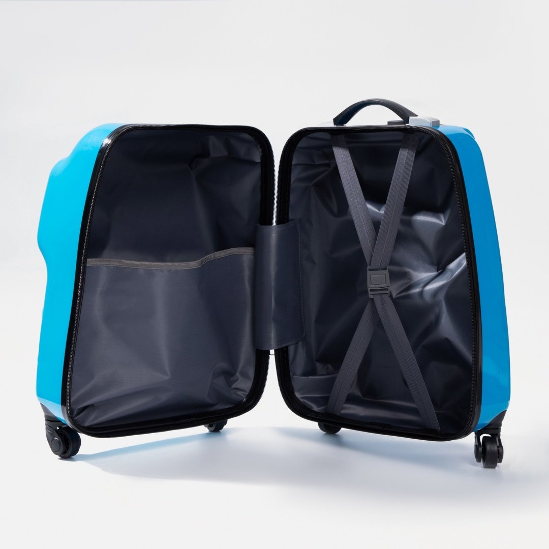 Чемодан Wau 7503221 ABS-пластик 18 л голубой купить,NaN