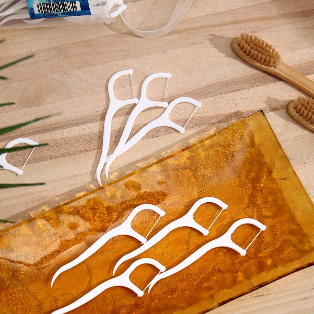 Зубная нить Мой выбор В держателе флоссер 40 м