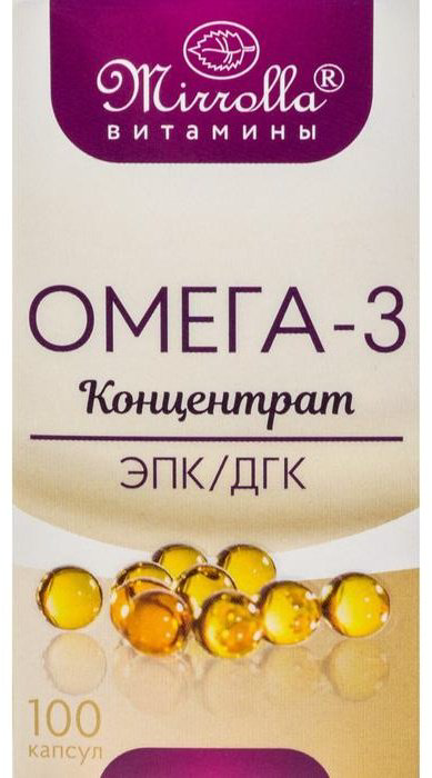 Mirrolla Nature «Омега-3 Концентрат» капсулы 100 шт купить,NaN