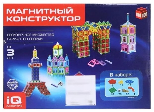 Unicon 1387364 Необычные фигуры 108 деталей