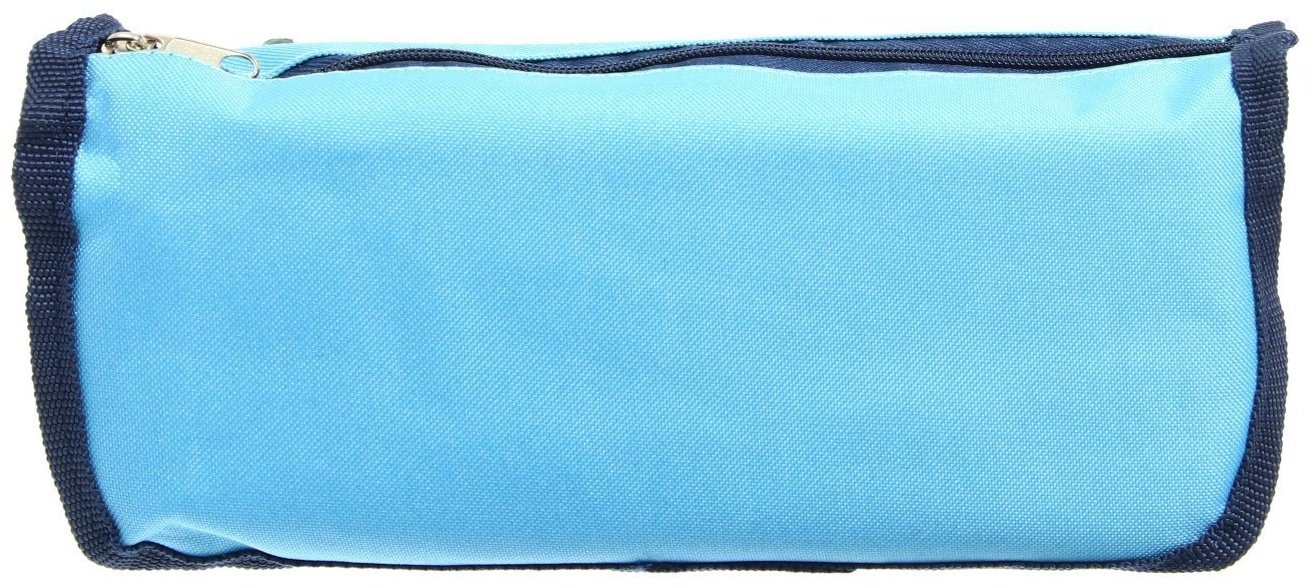 Пенал Calligrata Спорт, застежка молния, синий купить,NaN