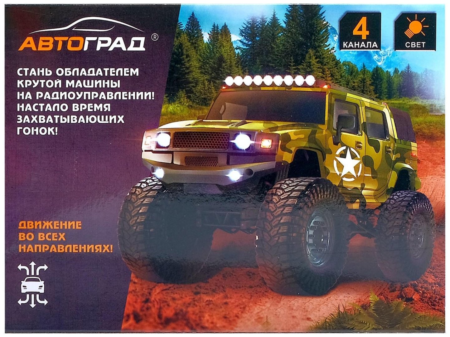 Машинка на радиоуправлении Автоград 5218581