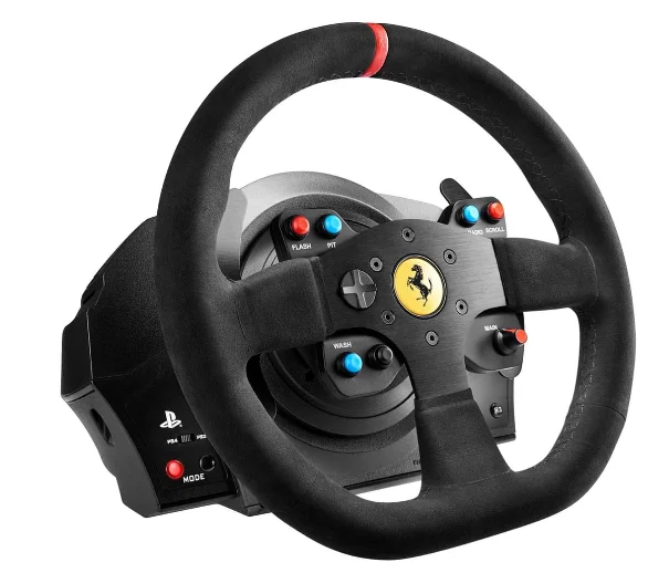 Игровой руль ThrustMaster T300 Ferrari Integral Racing Wheel Alcantara Edition 4160652 Black купить,0