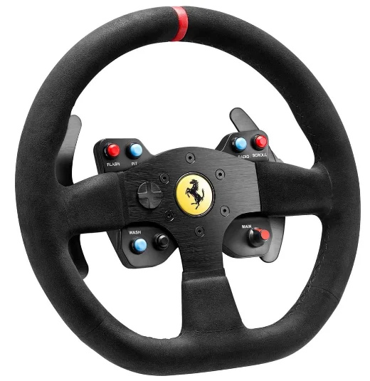 Игровой руль ThrustMaster T300 Ferrari Integral Racing Wheel Alcantara Edition 4160652 Black купить,0