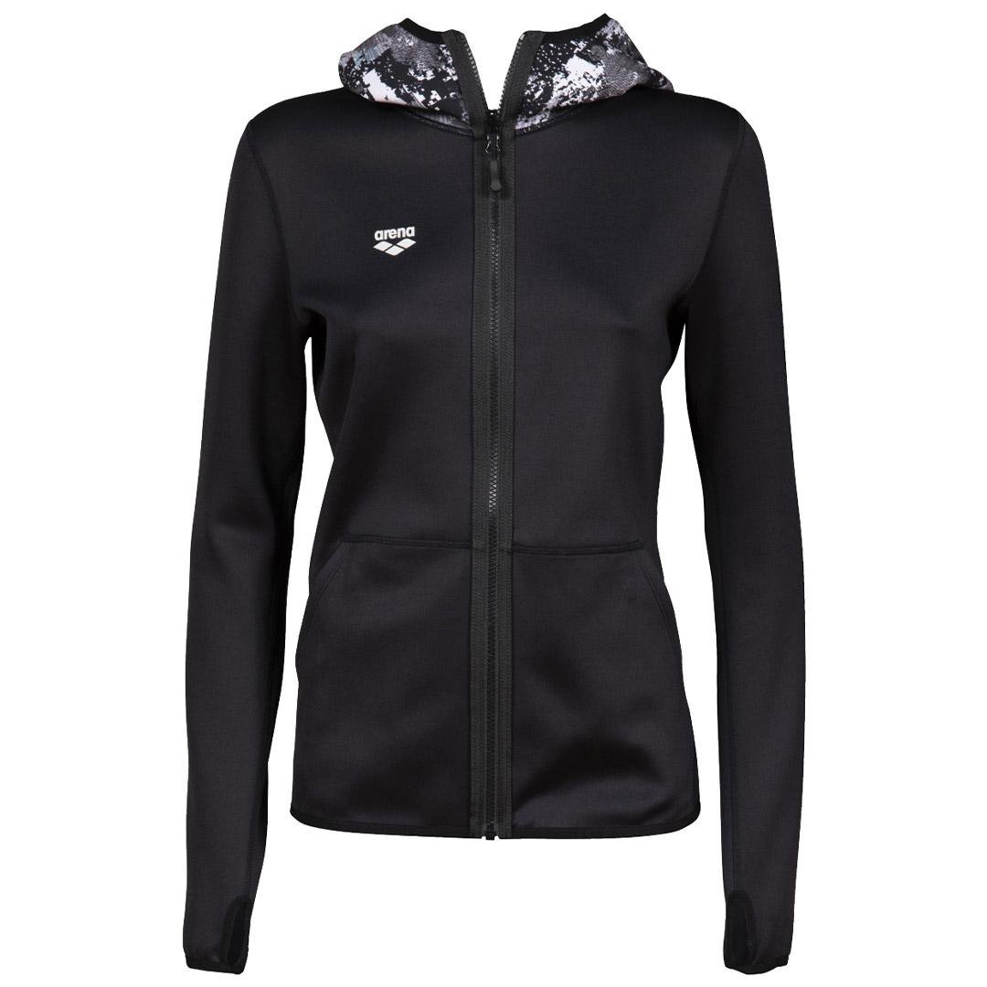 Куртка женская Arena Hooded spacer 003638 черная S купить,NaN