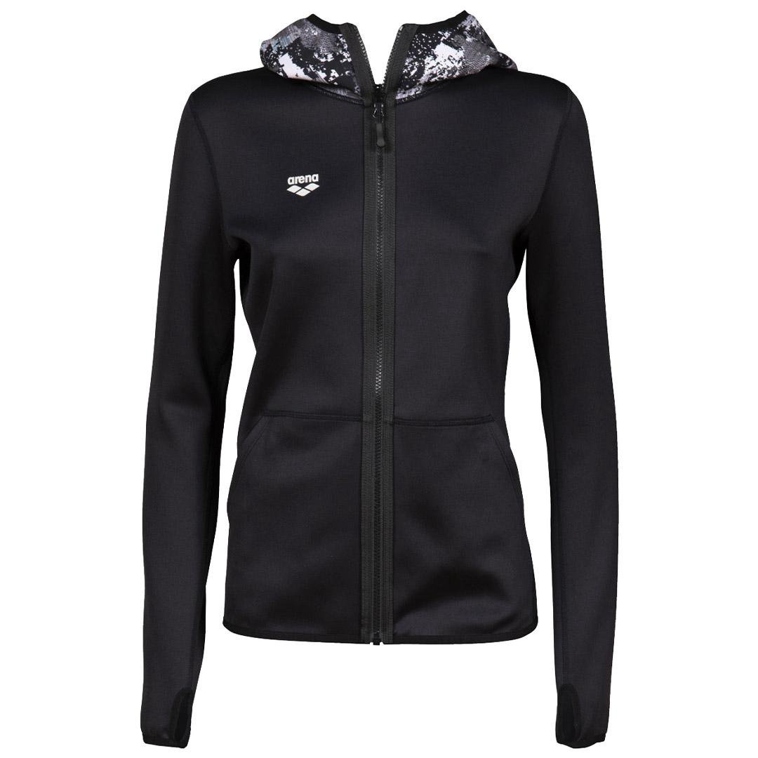 Куртка женская Arena Hooded spacer 003638 черная S купить,NaN