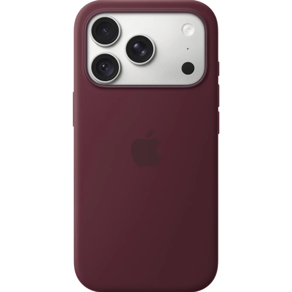  Чехол Apple для Apple iPhone 18 Pro Silicone Case with MagSafe MK8U4ZM/A Burgundy