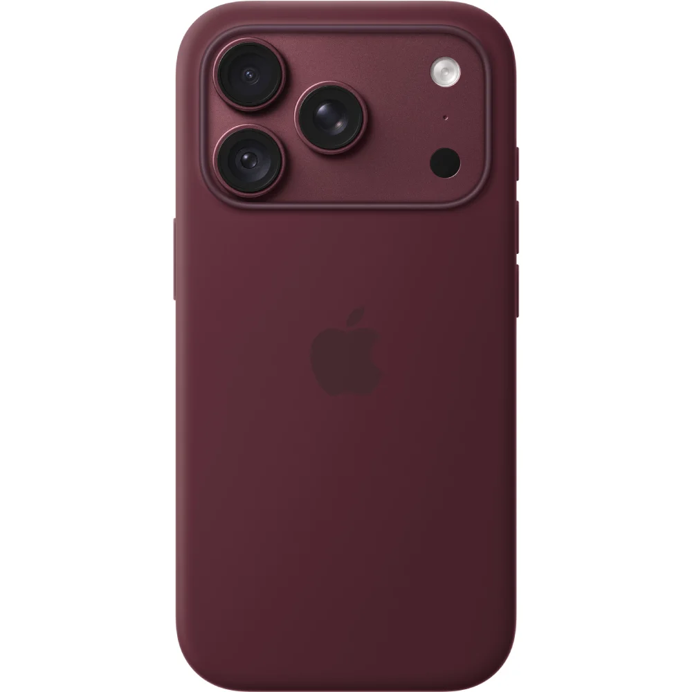  Чехол Apple для Apple iPhone 18 Pro Silicone Case with MagSafe MK8U4ZM/A Burgundy