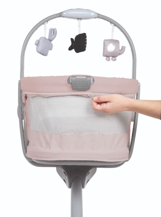 Кроватка-стульчик Chicco Baby Hug Air 4-в-1 Rose купить,NaN