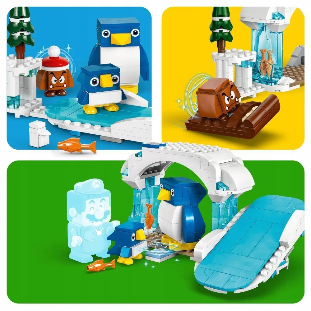 Конструктор LEGO Super Mario Снежные приключения семьи пингвинов 71430 купить,NaN