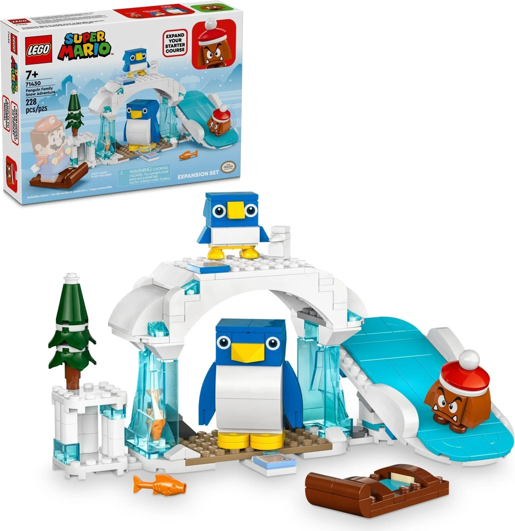 Конструктор LEGO Super Mario Снежные приключения семьи пингвинов 71430