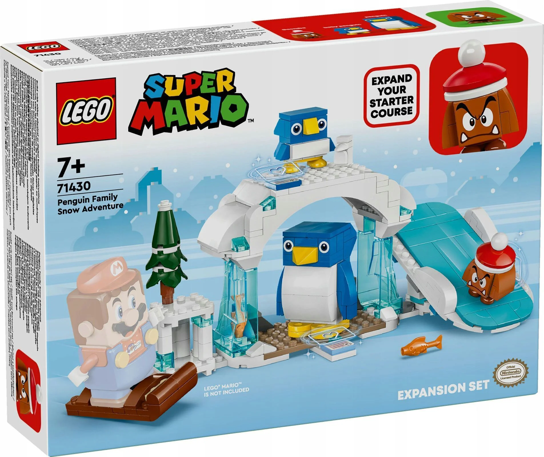 Конструктор LEGO Super Mario Снежные приключения семьи пингвинов 71430 купить,NaN