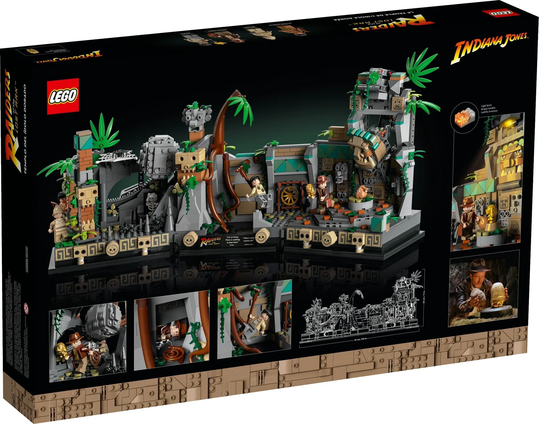 Конструктор LEGO Indiana Jones Храм золотого идола 77015 купить,0