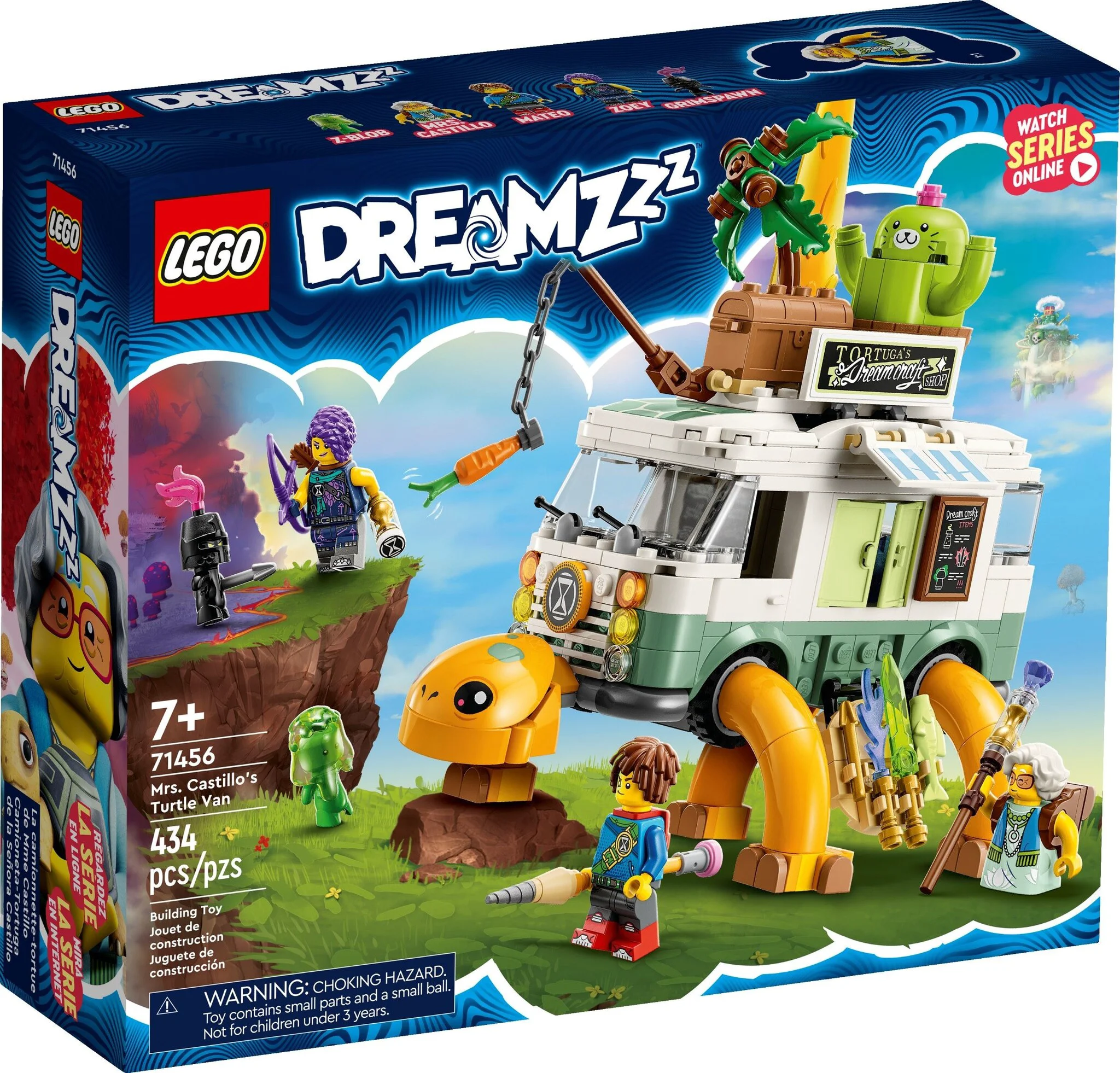 Конструктор LEGO DREAMZzz Фургон-черепаха миссис Кастильо 71456