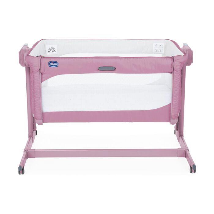 Кроватка-манеж Chicco Next2Me Magic Blossom 0м+ розовая купить,NaN
