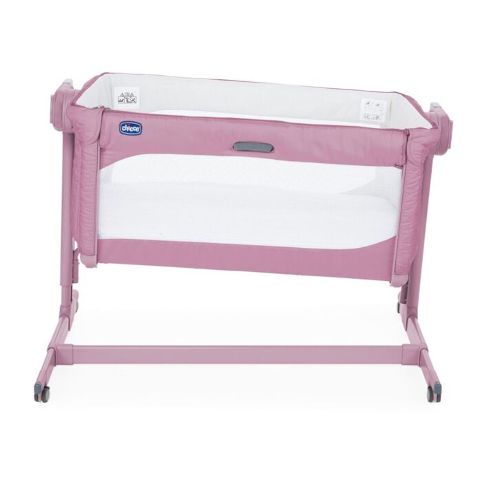 Кроватка-манеж Chicco Next2Me Magic Blossom 0м+ розовая купить,NaN