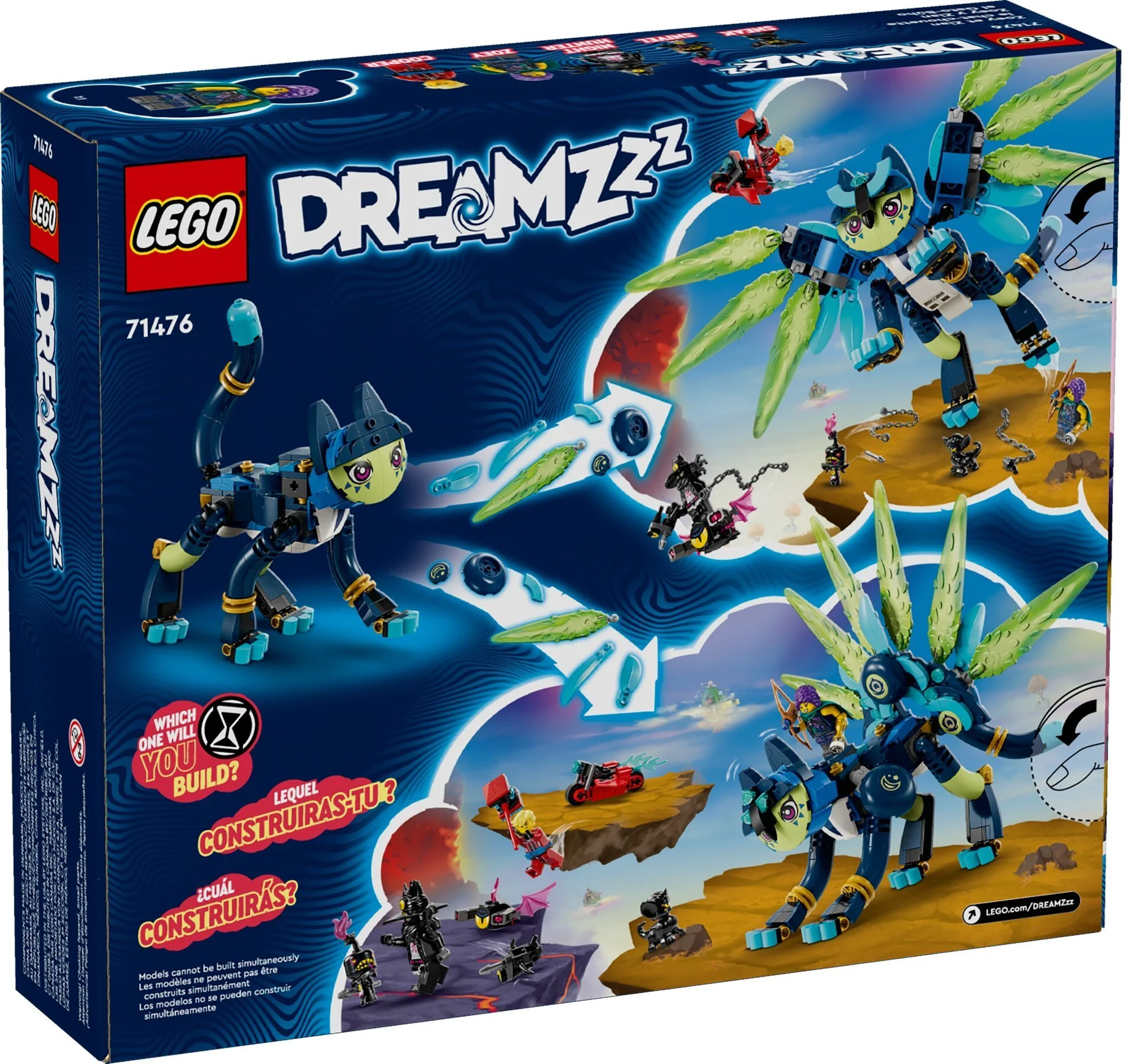 Конструктор LEGO DREAMZzz Зои и кошка-сова Зиан 71476 купить,NaN