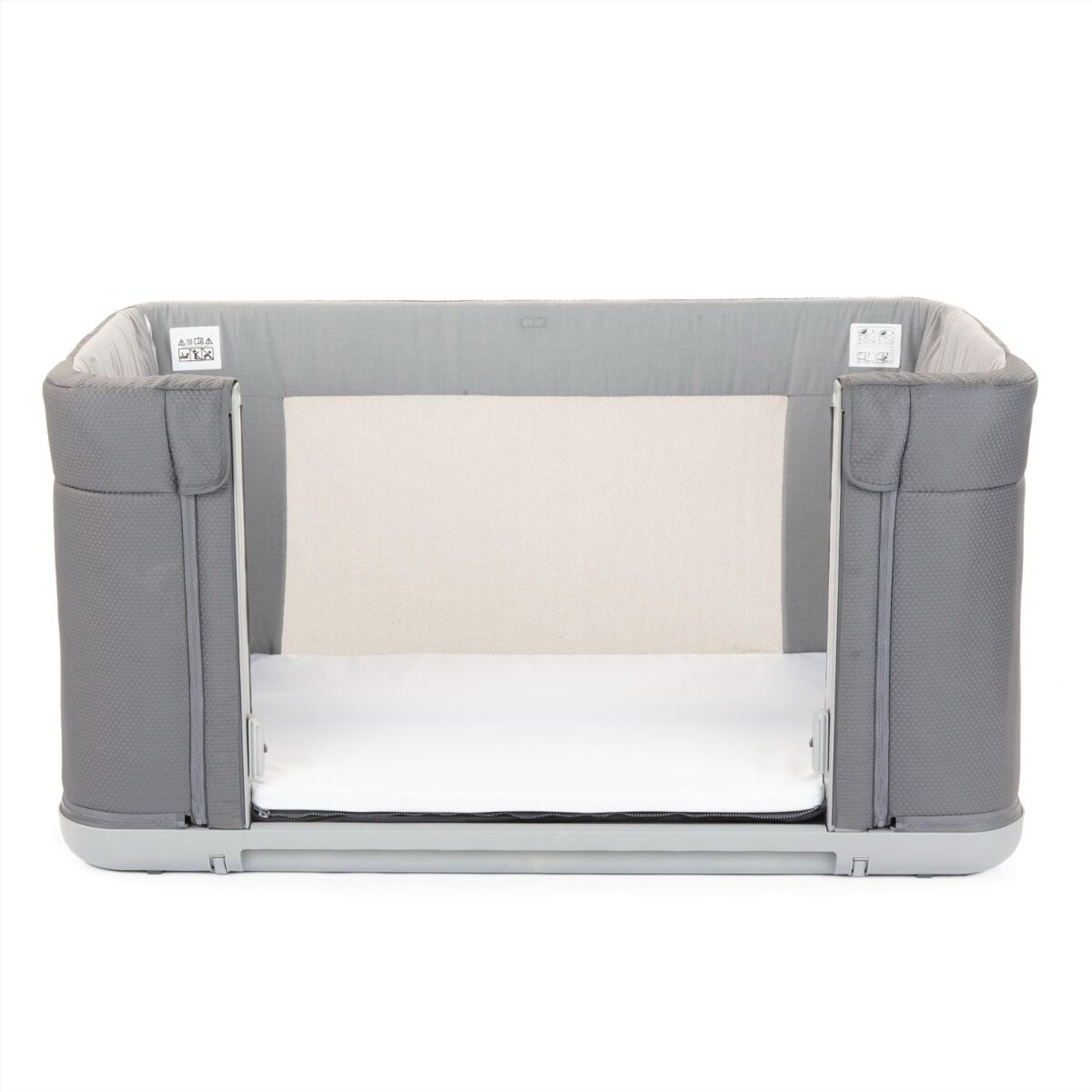 Кроватка-манеж Chicco Next2Me Forever Moon Grey 0м+ серая купить,NaN
