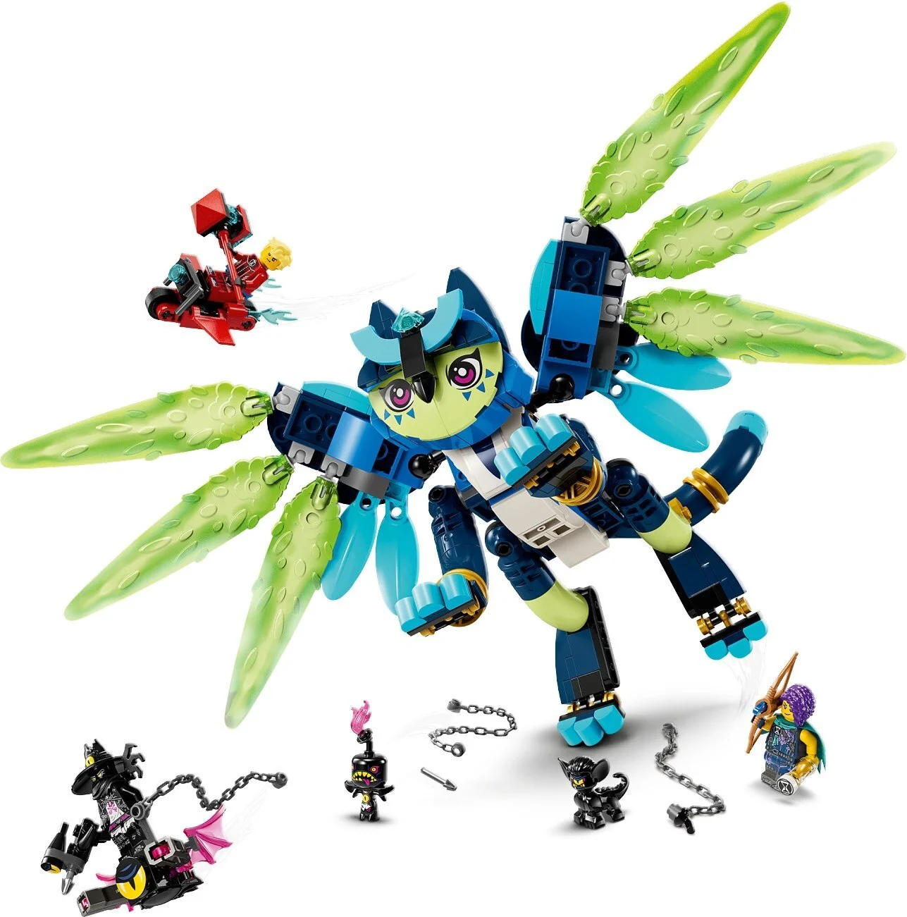 Конструктор LEGO DREAMZzz Зои и кошка-сова Зиан 71476