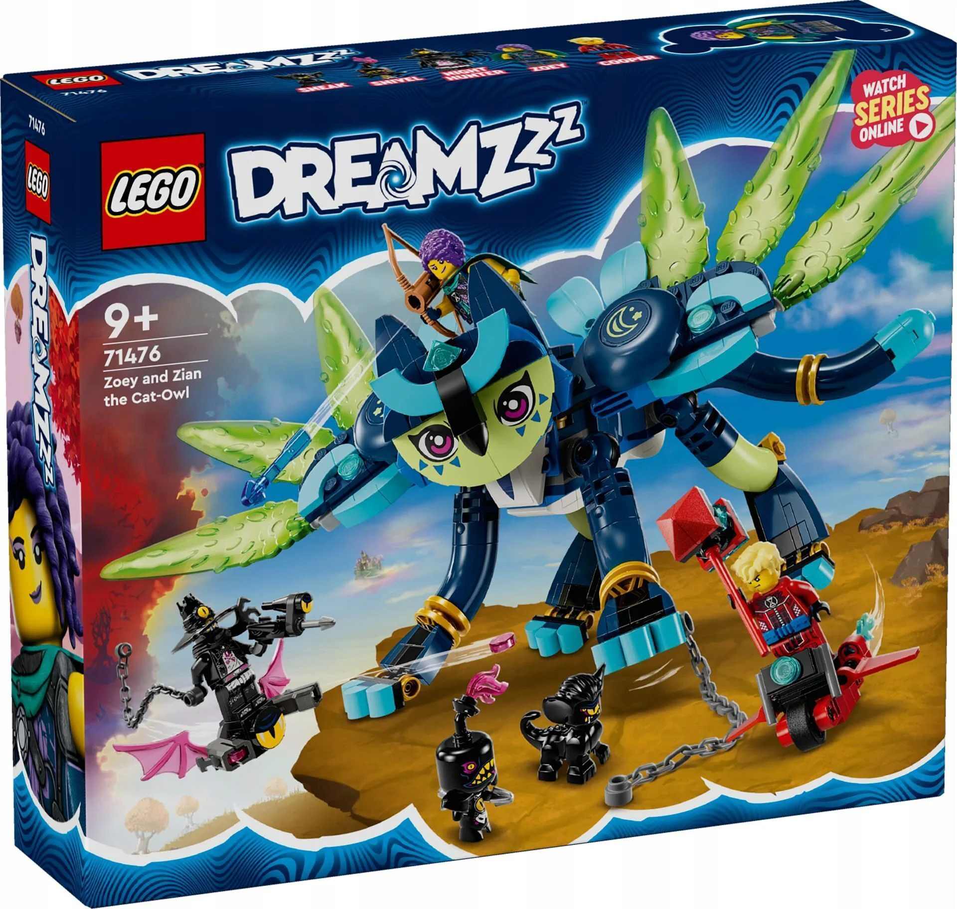 Конструктор LEGO DREAMZzz Зои и кошка-сова Зиан 71476 купить,NaN