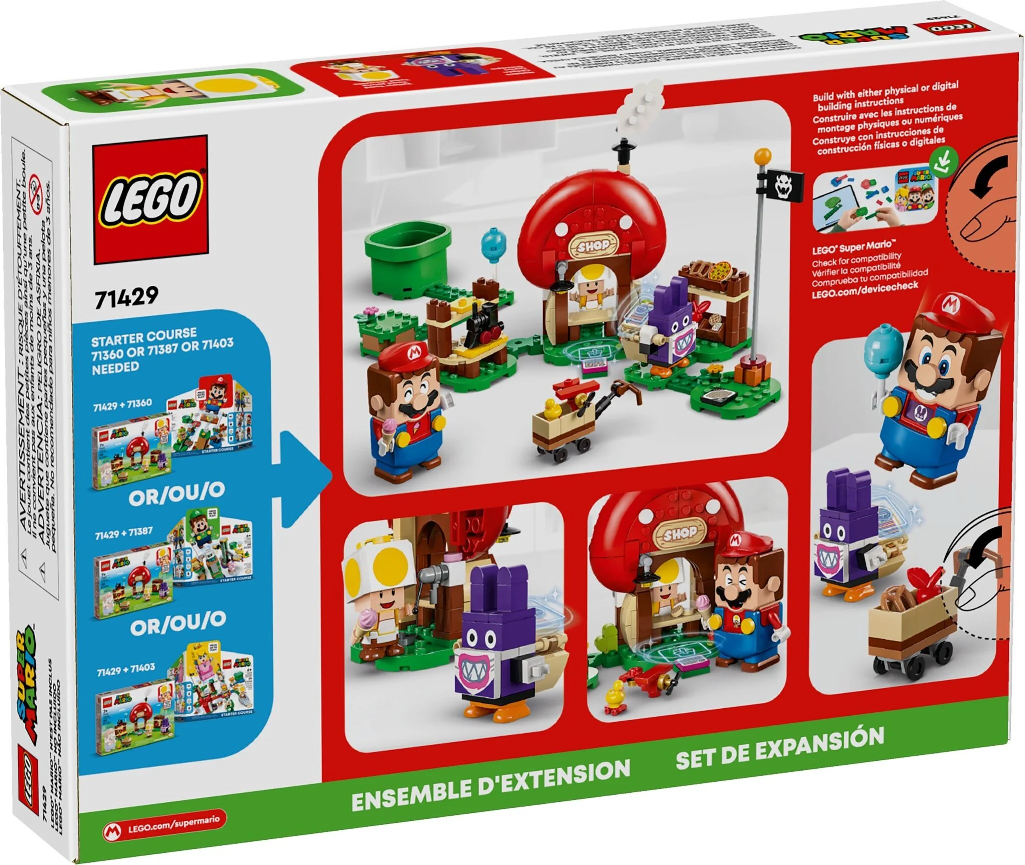 Конструктор LEGO Super Mario Наббит в магазине Тоада 71429 купить,NaN