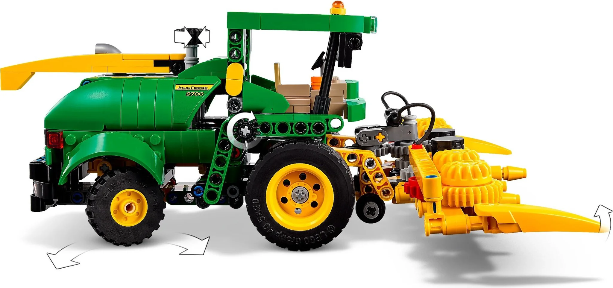 Конструктор LEGO Техник Кормоуборочный комбайн John Deere 9700 42168 