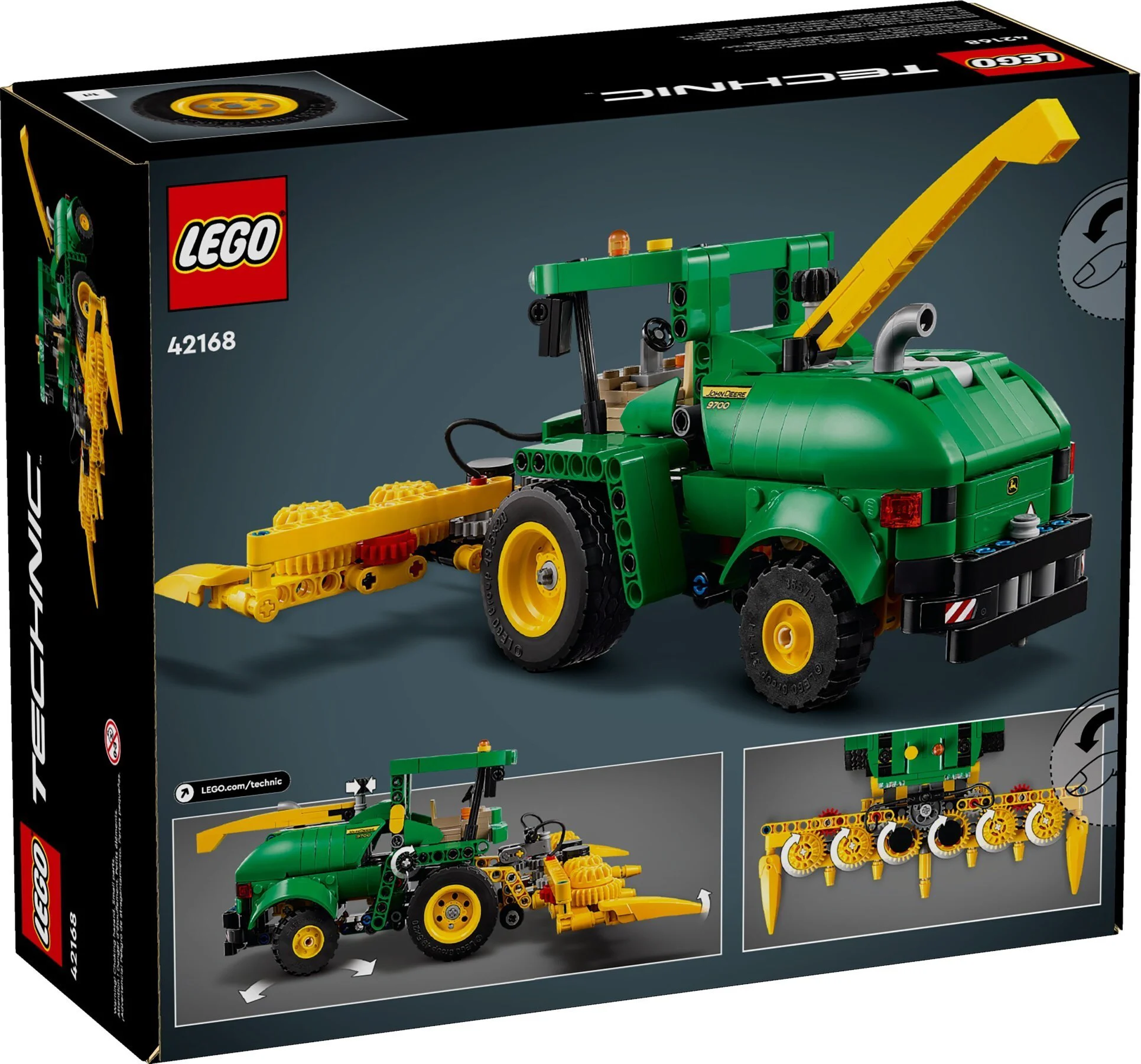 Конструктор LEGO Техник Кормоуборочный комбайн John Deere 9700 42168  купить,NaN
