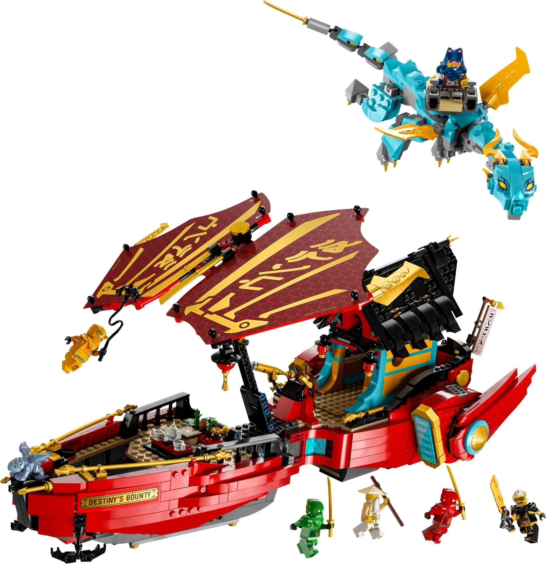 Конструктор LEGO Ниндзяго Дар судьбы - Гонка со временем 71797 