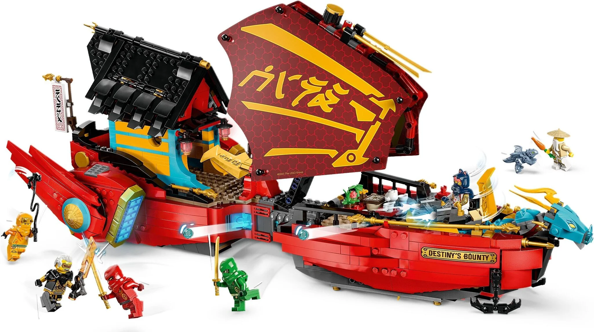 Конструктор LEGO Ниндзяго Дар судьбы - Гонка со временем 71797 