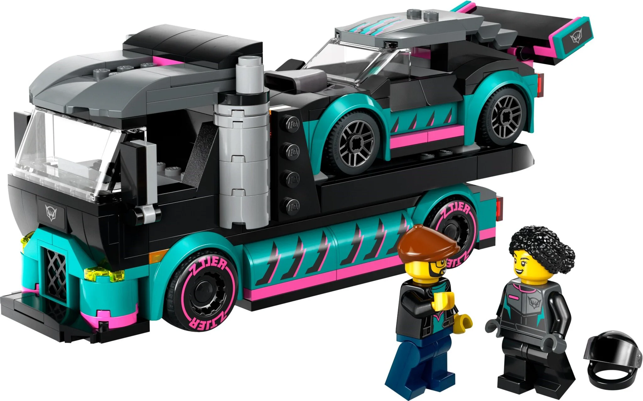 Конструктор LEGO Город Автовоз и гоночный автомобиль 60406 купить,NaN