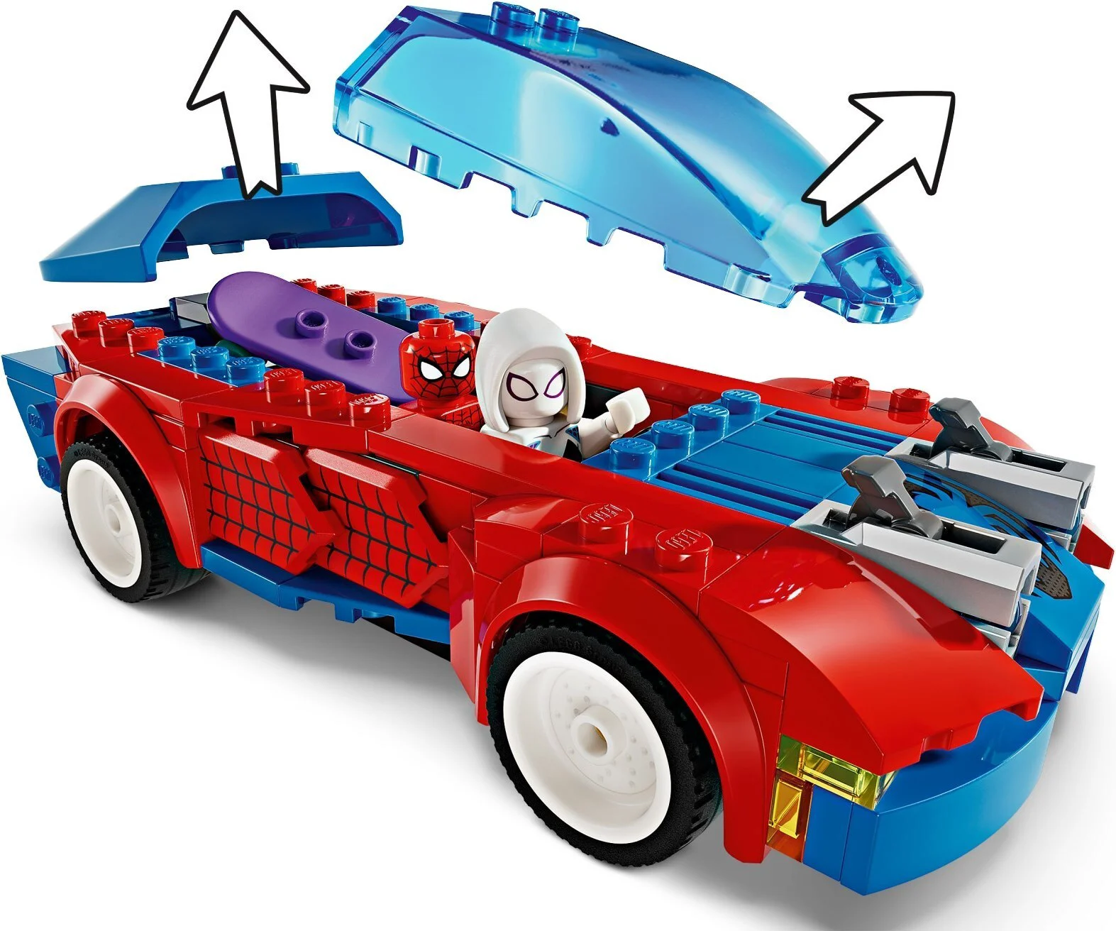 Конструктор LEGO Супер Герои Гоночная машина Человека-паука и Зеленый Гоблин 76279 купить,0