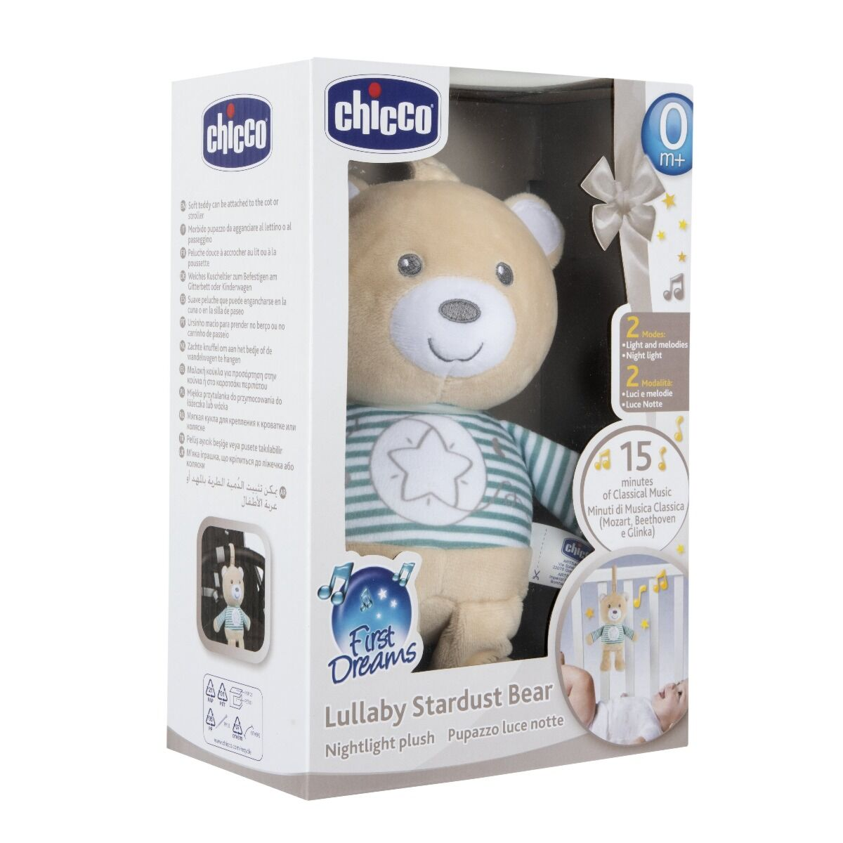 
Chicco: Игрушка подвеска-ночник музыкальная "Звездный Мишка"
 купить,NaN