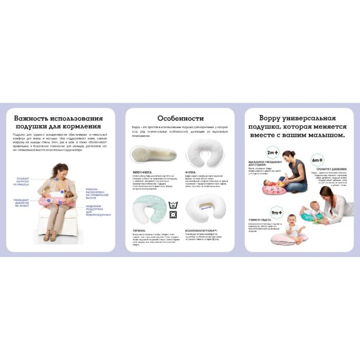 Подушка для кормления Chicco Boppy  Allattamento Mod Geo белая купить,NaN