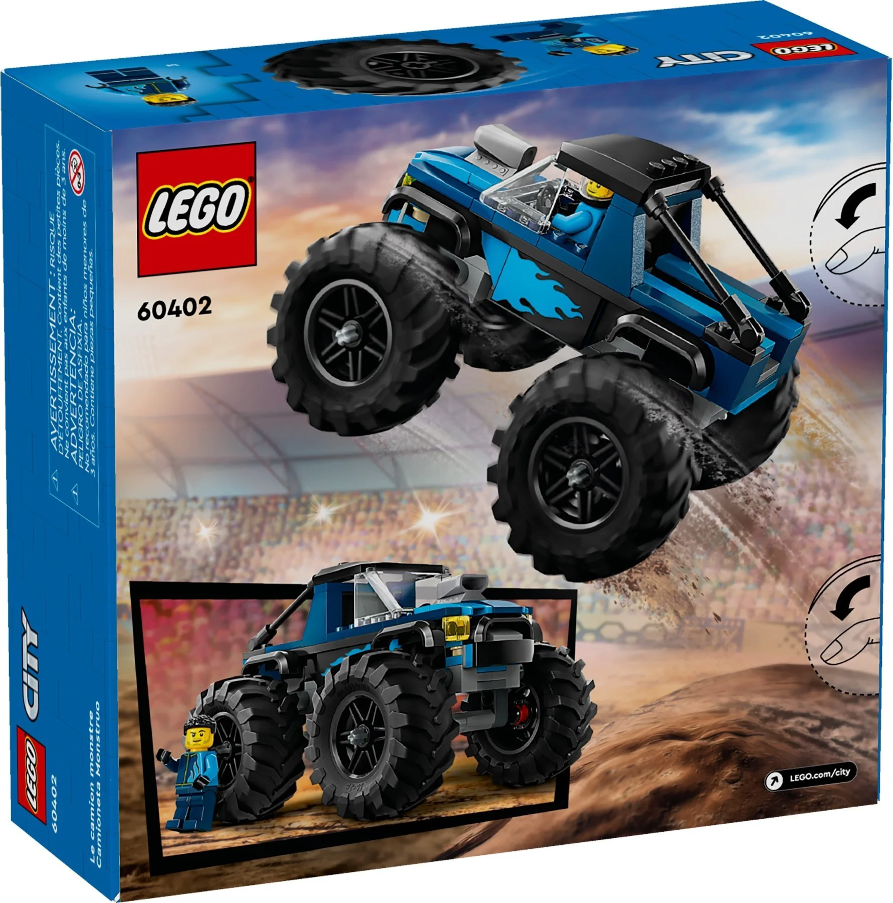 Конструктор LEGO Город Синий монстр-трак 60402 купить,0