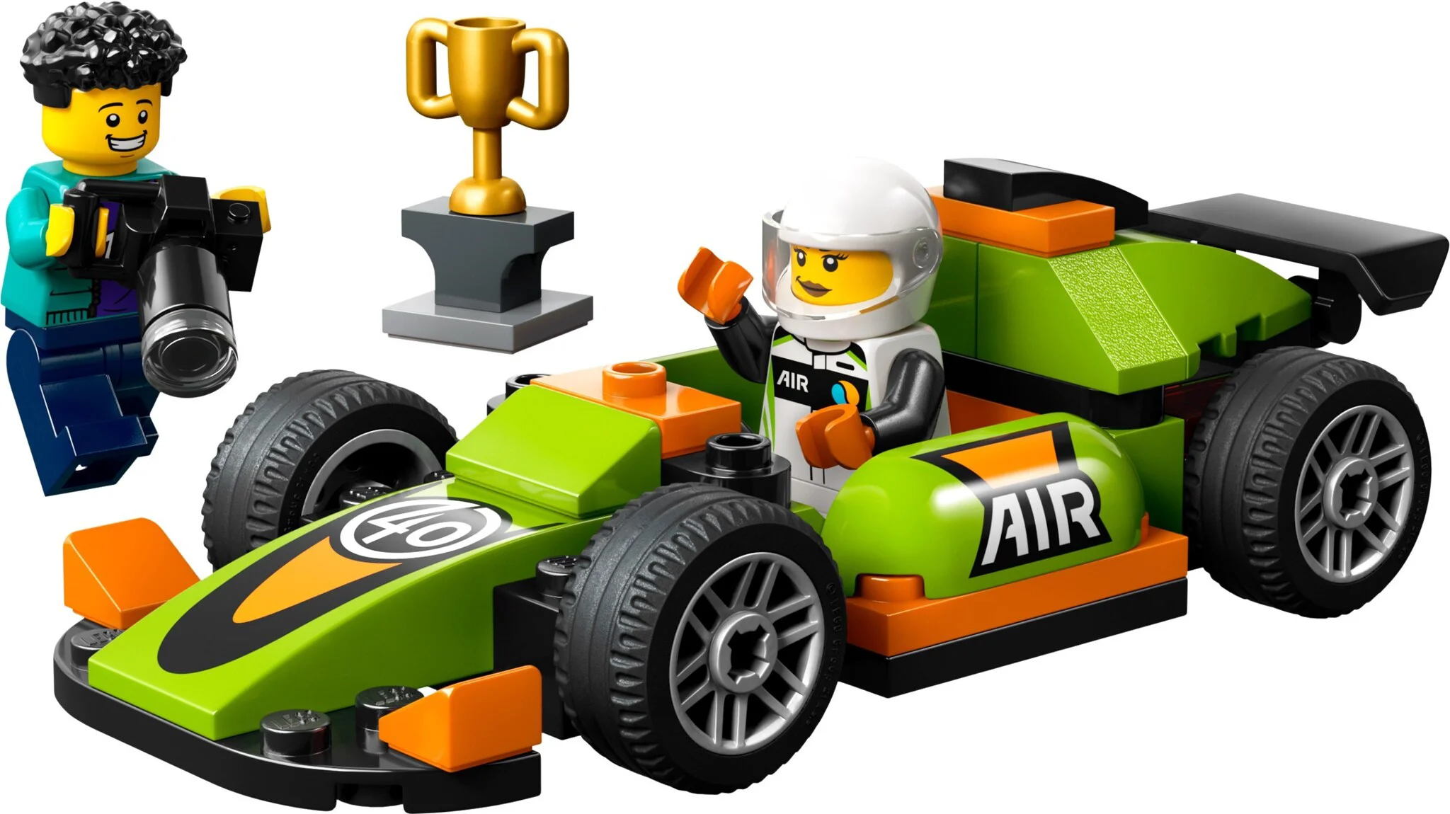 Конструктор LEGO Город Зеленый гоночный автомобиль 60399 купить,NaN