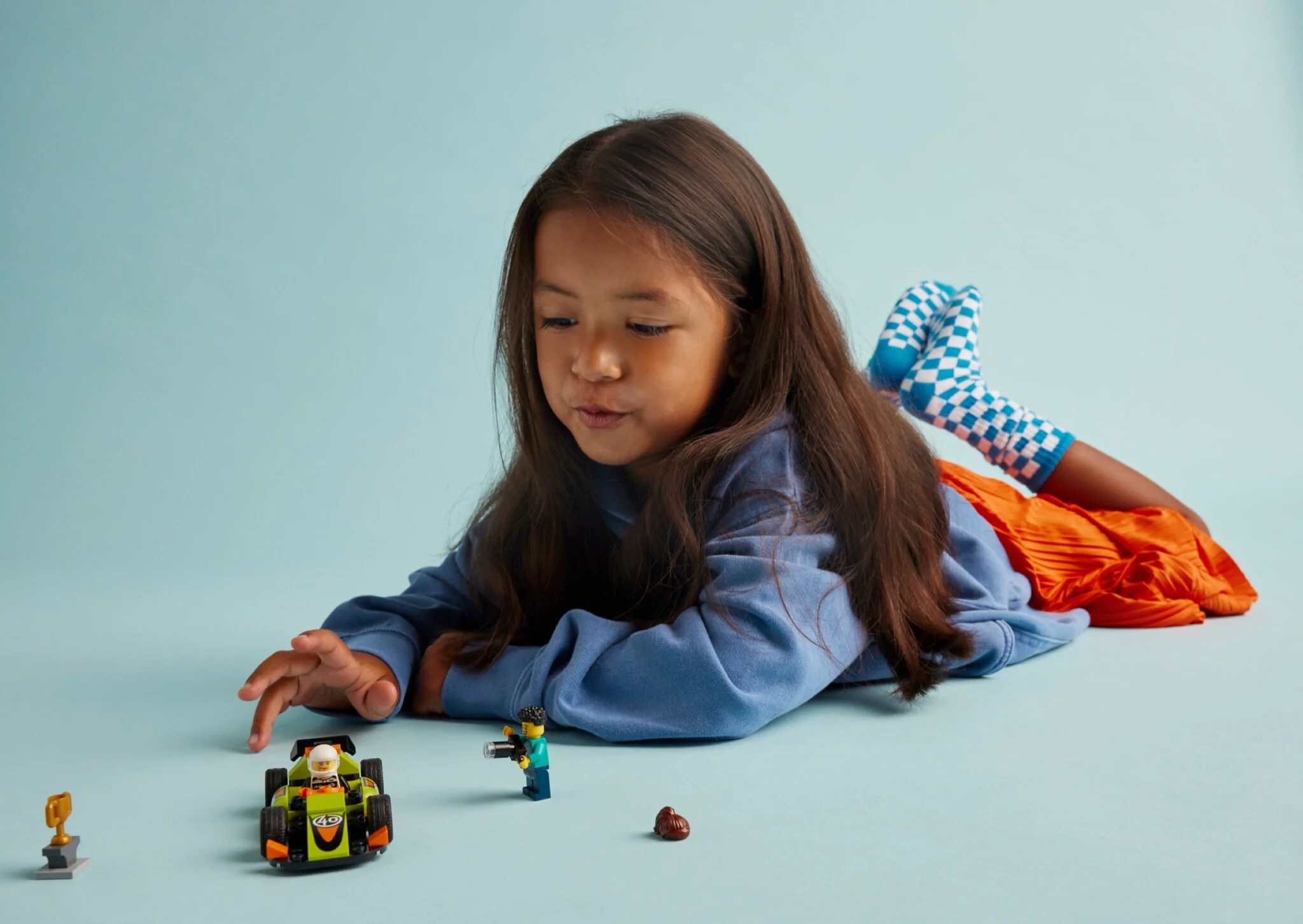 Конструктор LEGO Город Зеленый гоночный автомобиль 60399 купить,NaN
