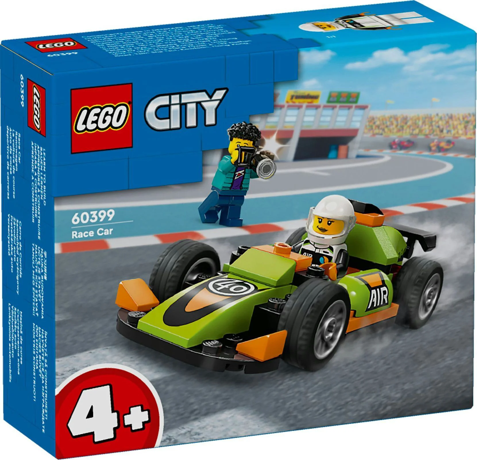 Конструктор LEGO Город Зеленый гоночный автомобиль 60399 купить,NaN